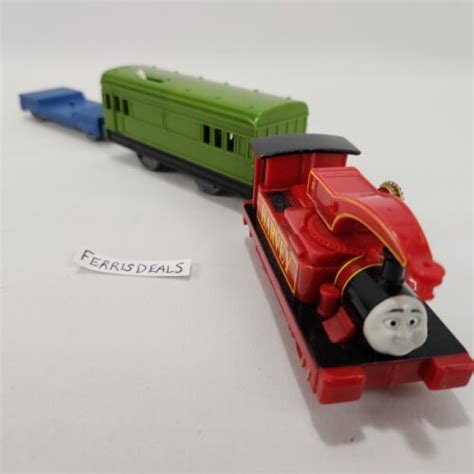 Thomas Friends TrackMaster Harvey with Tenders Motorized Train Tested ...