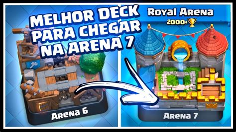 Como Chegar na Arena 7 Deck Simples COMEÇANDO DO ZERO CLASH