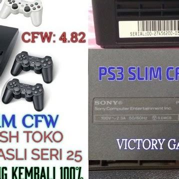 Jual SONY PS 3 PS3 SLIM CFW 500GB SERI 25XX FREE REQUEST GAME SAMPAI