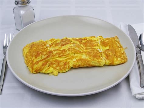 Calories in 4 lg egg(s) of Egg Omelette - No Fat Added.