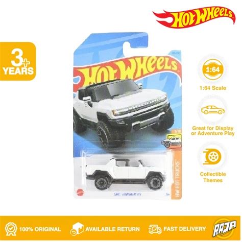 HOT WHEELS 常規風火輪 GMC 悍馬 EV 白色 E 蝦皮購物