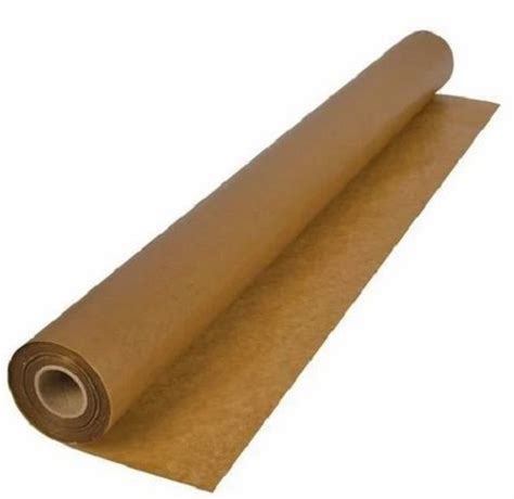 Brown Single Core Gsm Plain Kraft Paper Roll At Best Price In Vapi