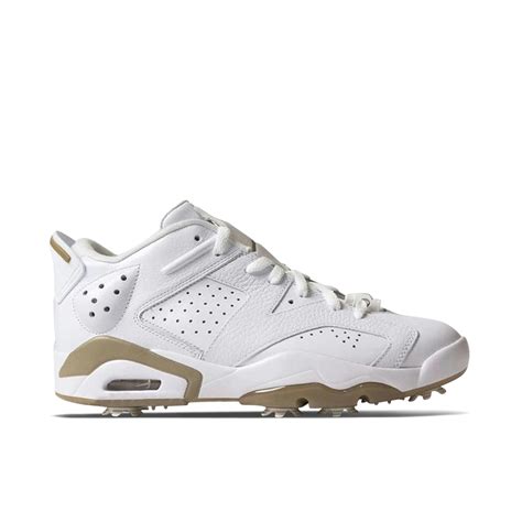 Air Jordan 6 Low Golf White Khaki Dv1376 100 Laced