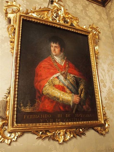 Retrato de Fernando VII por Goya en la diputación de Navarra mejor