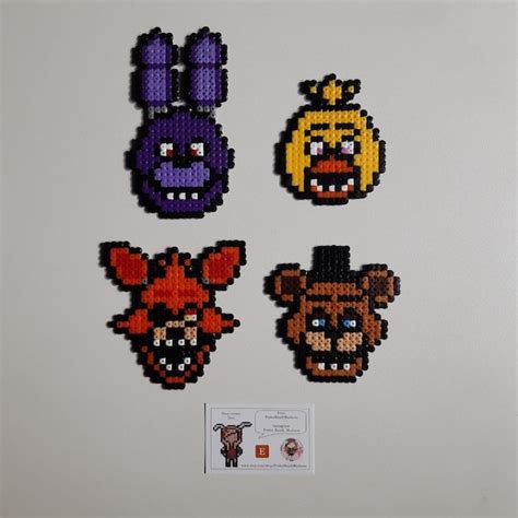 Five Nights At Freddys Perler Beads Etsy