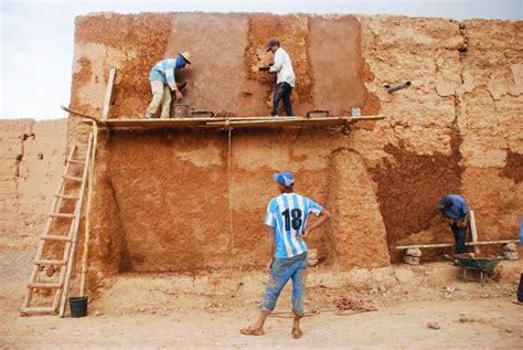 Un Taller De Construcci N En Tierra En El Sur De Marruecos Funci