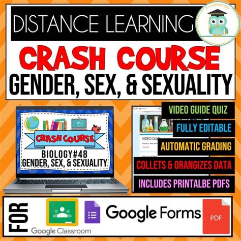 Crash Course Biology Gender Sex Sexuality Video Guide Google Forms Quiz