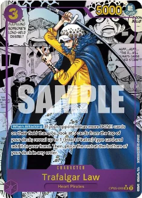 One Piece Op Trafalgar Law Character Manga Alternative