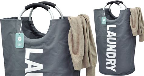 Amazon: Collapsible Heavy Duty Laundry Bag w/ Handles Only $12.70