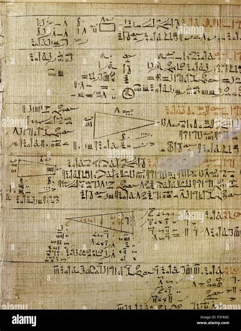 Rhind mathematical papyrus hi-res stock photography and images - Alamy