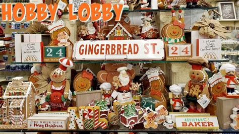 Hobby Lobby GINGERBREAD CHRISTMAS DECOR COME WITH ME Walkthrough