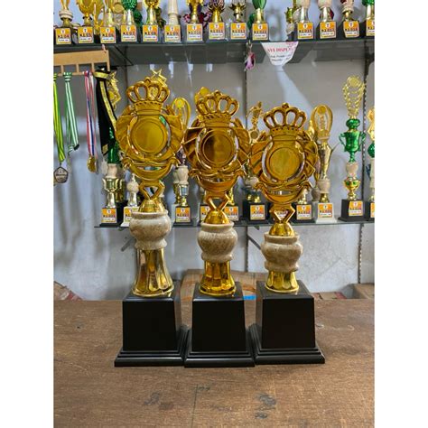 Jual PIALA SET MARMER TELOR GUCI 5cm F MAHKOTA Shopee Indonesia