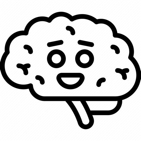 Happy Brain Emoji Intelligence Smile Icon Download On Iconfinder