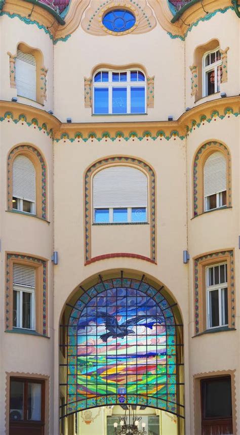 The Entrance To The Glazed Passageway That Separates The Two Buildings Of The Black Eagle Palace