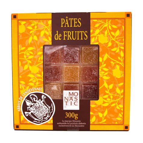 BOITE PATES DE FRUITS 300G ABBAYE DE LANDEVENNEC