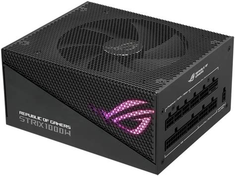 Asus Rog Strix 1000w Aura Edition Atx Power Supply Unit 80 Plus Gold Certifications Full