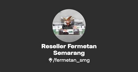 Reseller Fermetan Semarang Instagram Tiktok Linktree