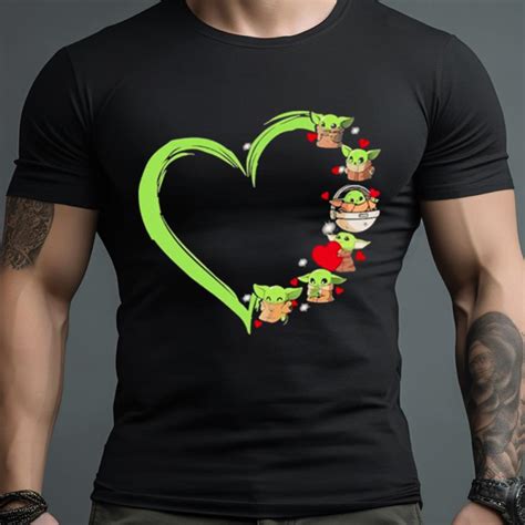 Baby Yoda Hug Heart Shirt Hersmiles