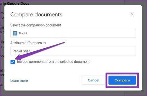 How To Compare Documents In Google Docs Moyens I O