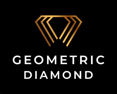 Premium Vector Geometric Diamond Logo Design