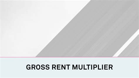 How To Calculate Gross Rent Multiplier Grm Appraisal Smartland