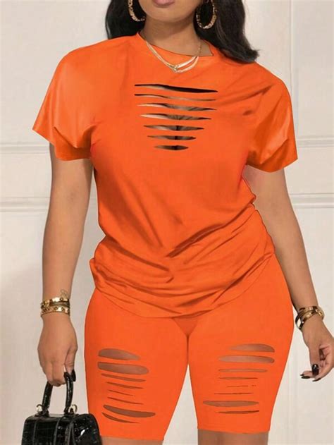 Women S Shorts Sets Two Piece Sets Shein Usa