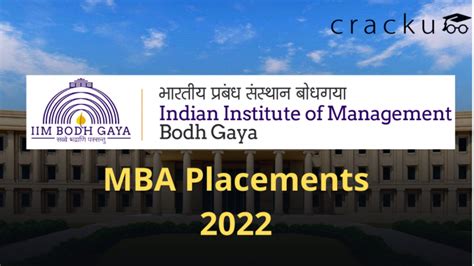 IIM Bodh Gaya MBA Placements 2022 - Cracku