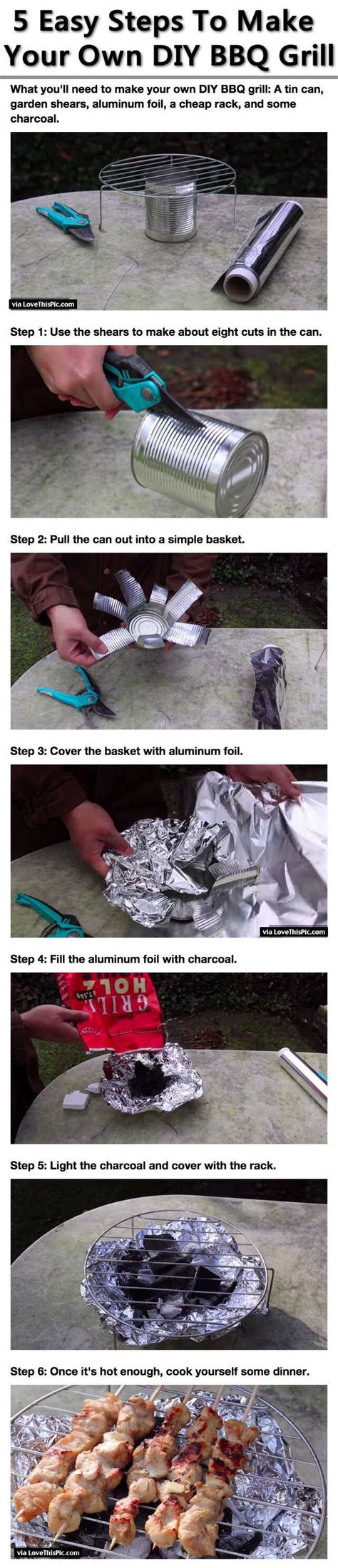 5 Easy Steps To Make Your Own DIY BBQ Grill Pictures, Photos, and Images for Facebook, Tumblr ...