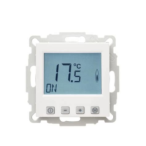 Digital Raumthermostat Mit Busch J Ger Balance Si Rahmen F R