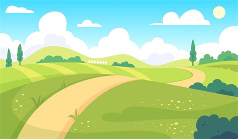 Premium Vector | Natural landscape - background for video conferencing