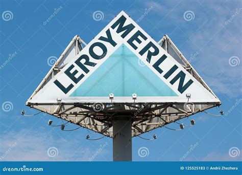 Sign with Logo of Leroy Merlin Editorial Stock Photo - Image of modern ...