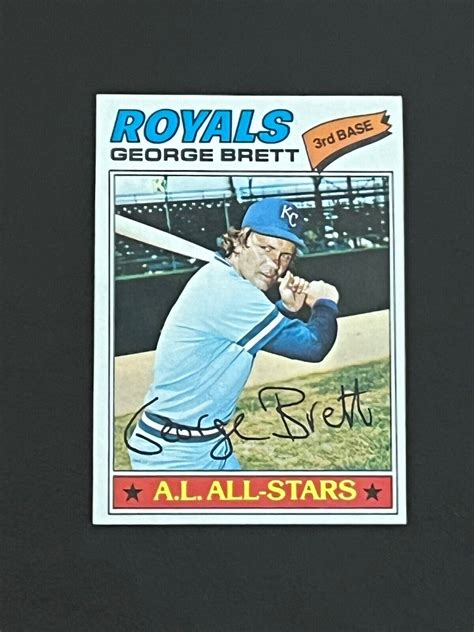 1977 Topps George Brett 580 NM MT HOF Kansas City Royals EBay