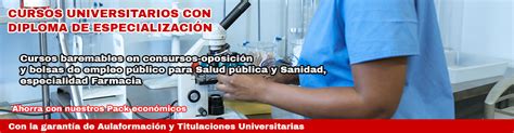 Cursos Baremables Farmacia AULAFORMACION