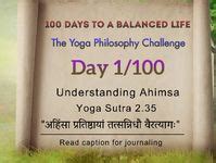 100 Days Yoga Philosophy Challenge