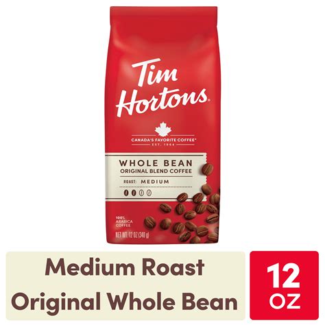 Tim Hortons Original Blend Whole Bean Coffee 100 Arabica Medium Roast 12 Oz In Nepal At Npr