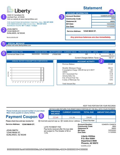 Free Printable Utility Bill Template Track And Manage Your Expenses