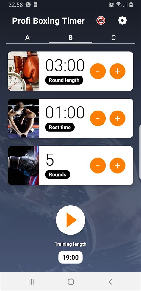 Boxing Timer - Simple interval timer for Android - Download