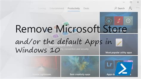 How To Uninstall Microsoft Store And The Apps LazyAdmin