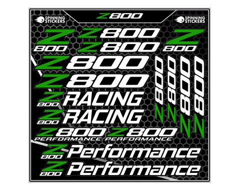 Z Sticker Kit Spinningstickers Motorcycle Powersport Graphics