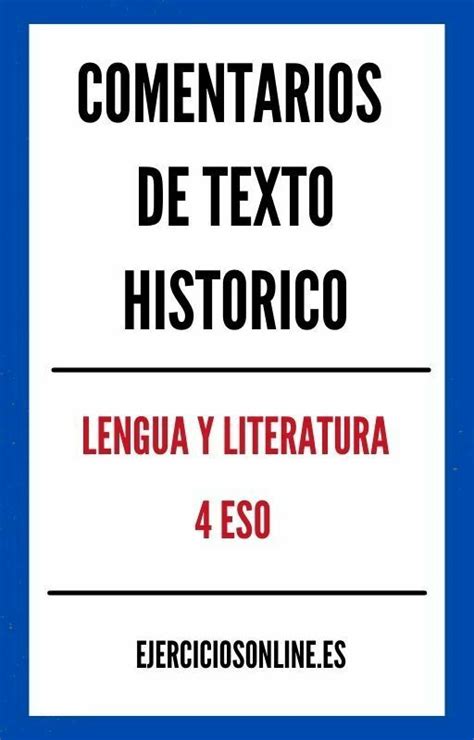 Comentario De Texto Historico Resuelto 4 Eso 】 2025