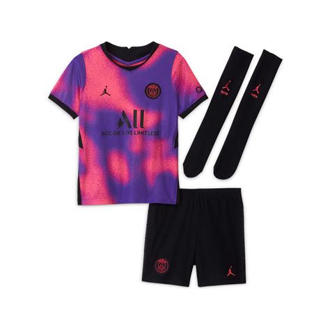 Completo Nike Paris Saint Germain Quarto Kit 2020 2021 Bambino Hyper