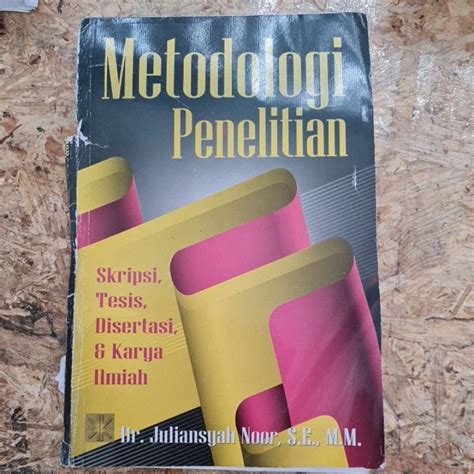 Jual Metodologi Penelitian Skripsi Tesis Diserasi Dan Karya Ilmiah By