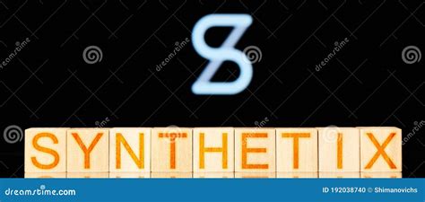 Synthetix Wooden Blocks With The Inscription Synthetix On The