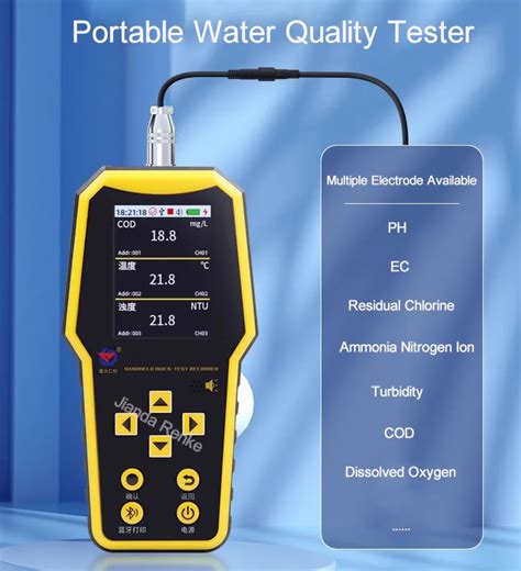 Renke Portable Water Cod Ph Ec Dissolved Oxygen Turbidity Analyzer