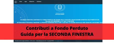 Aiuti A Fondo Perduto Per Asd E Ssd Seconda Finestra Asd Fisco