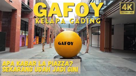 Mall Baru Gafoy Kelapa Gading Tempat Nongkrong Aestetic Youtube