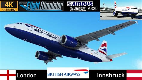 K London To Innsbruck British Airways A G Busk Full Flight