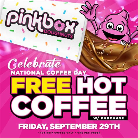 Free Premium Hot Coffee National Coffee Day Sept 29 2023