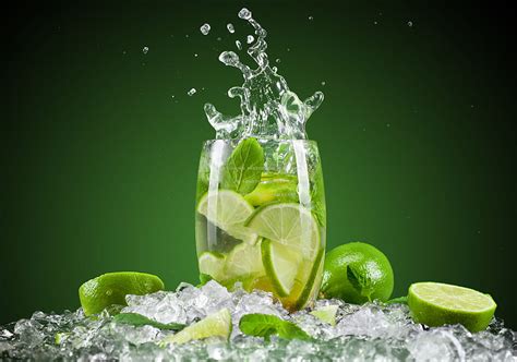 Cocktail Splash Lemon Fruit Juice Drink Hd Wallpaper Pxfuel