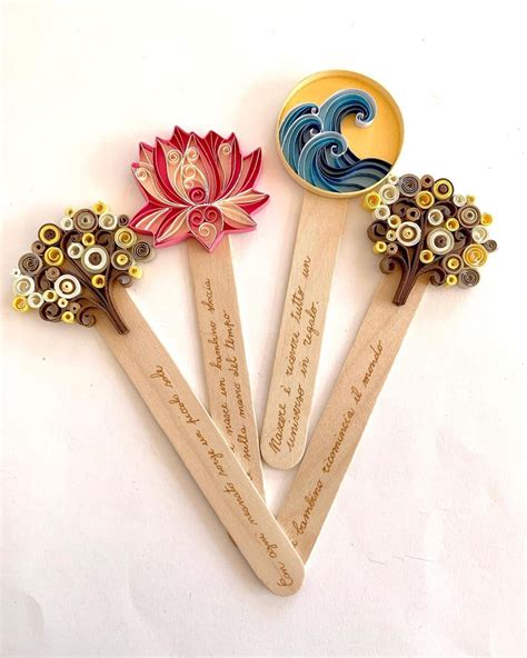 Quilling Bookmark By Quillypaperdesign Idee Quilling Segnalibri